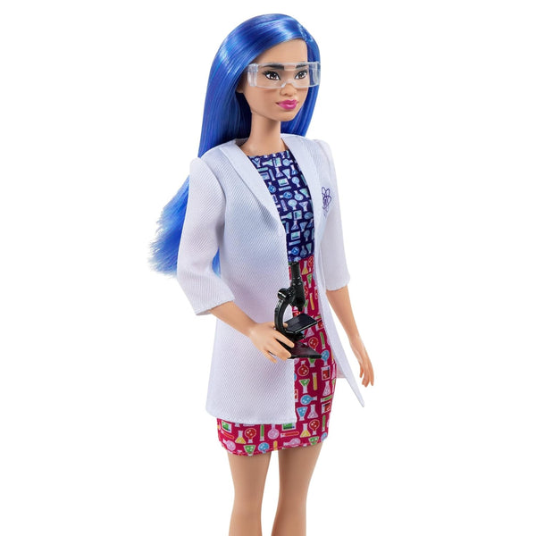 Barbie 12 Inch Blue Hair Scientist Doll & Accessories - Dezine Kids