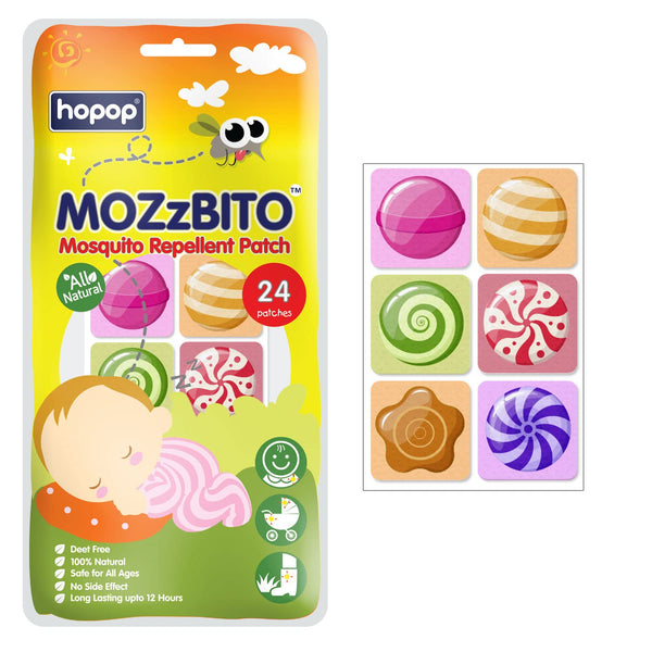 "Child-friendly mosquito repellent patches – MoZzbito natural and safe"