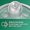 Philips Avent Natural Response Glass Baby Bottle with Slow Flow Teat (Flow 2) - 125 ml