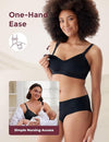 Momcozy Maternity Accessory YN21 Nursing Bra - Black