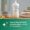 Philips Avent Natural Response Glass Baby Feeding Bottle (1 Month+) - 240 ml