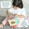Curious Cub Latches and Locks Montessori Wooden Activity Toy - Dezine Kids