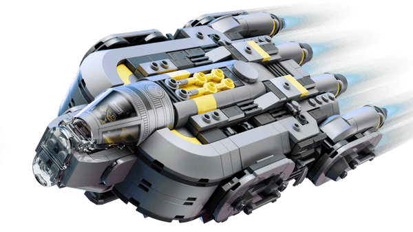 Lego Star Wars: The Mandalorian and Grogu Anzellan Starship Toy Building Set