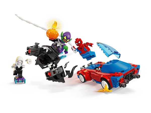 Lego Marvel Spider Man Race Car & Venom Green Goblin - Dezine Kids
