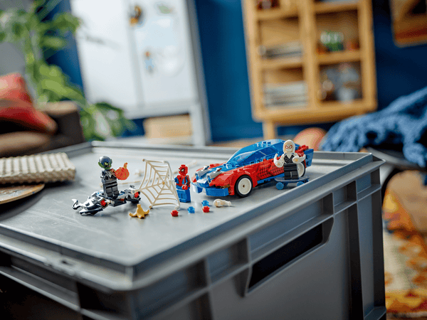 Lego Marvel Spider Man Race Car & Venom Green Goblin - Dezine Kids