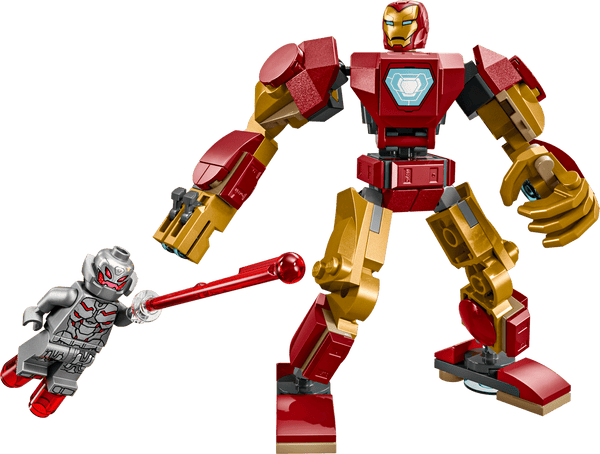 Lego Marvel Iron Man Mech vs. Ultron Buildable Super Hero Figure - Dezine Kids