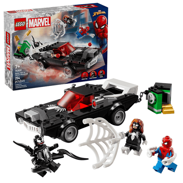 Lego Marvel Spider-Man vs. Venom Muscle Car - Dezine Kids