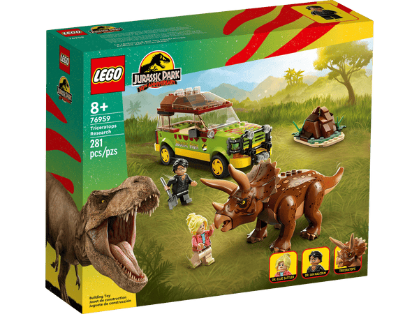 Lego Jurassic Park Triceratops Research - Dezine Kids