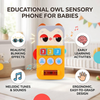 Hola Owl Busy Toy Phone for Babies, Sensory Toy - Dezine Kids