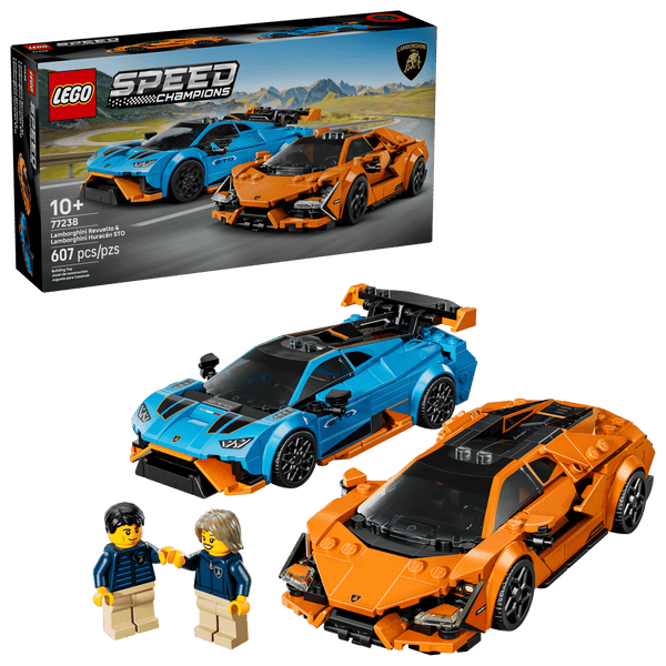 Lego Speed Champions Lamborghini Revuelto & Huracán STO - Dezine Kids