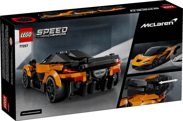 Lego Speed Champions McLaren W1, The Real Supercar with 1 Minifigure - Race Car - Dezine Kids