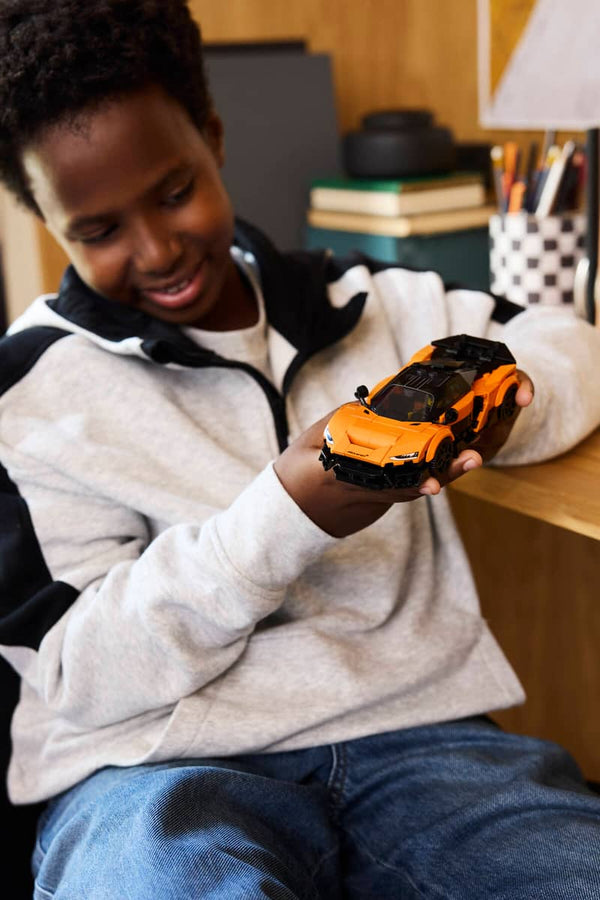 Lego Speed Champions McLaren W1, The Real Supercar with 1 Minifigure - Race Car - Dezine Kids