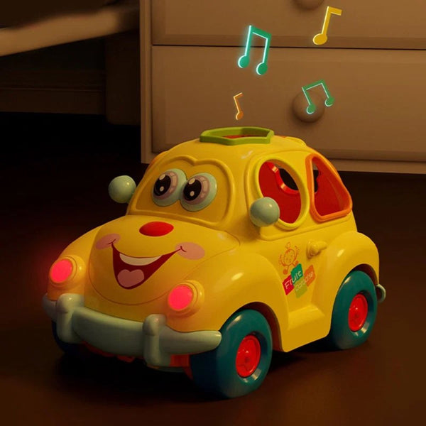 Hola Musical Super Fun Shape Sorter Fruit Car - Dezine Kids