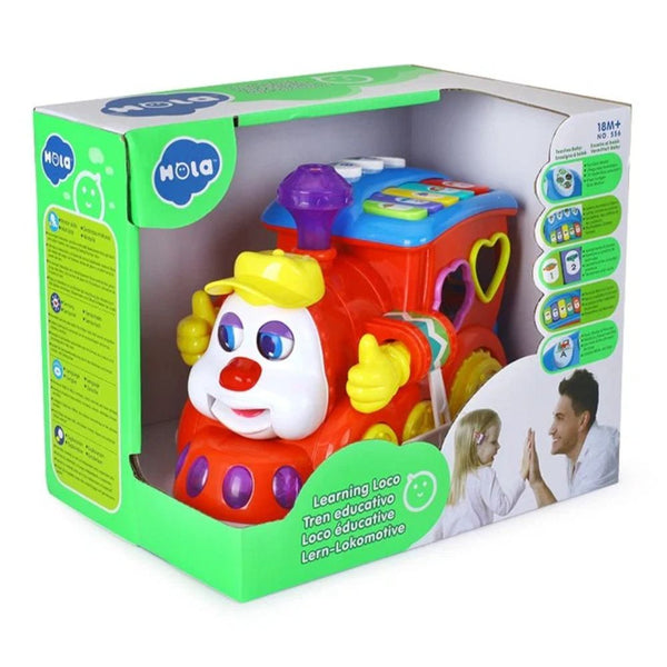 Hola Learning Loco Educational Train Toy for Kids - Dezine Kids