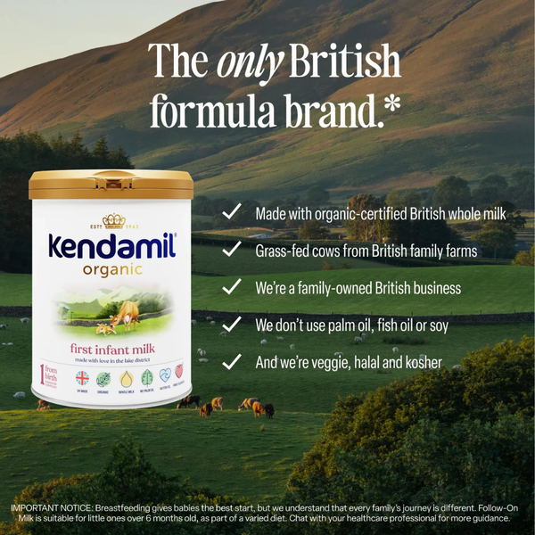 Kendamil Organic Stage 1 First Infant Milk, 0 to 6 Months (EU) - 800g - Dezine Kids