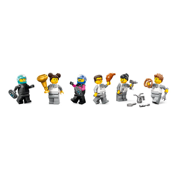 Lego City F1 Garage & Mercedes AMG & Alpine Cars
