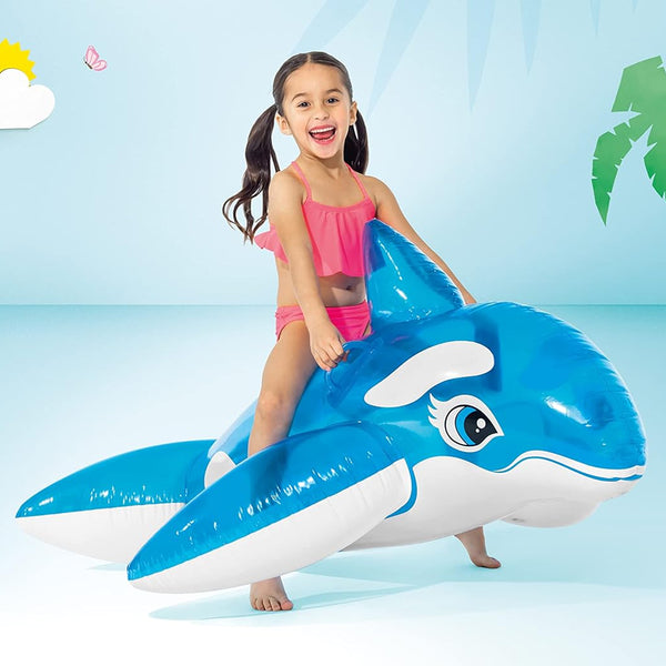 Intex Lil' Whale Ride On Inflatable Pool Float - Dezine Kids