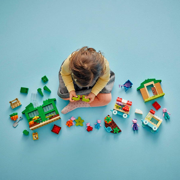 Lego Duplo Peppa Pig Grandpa Pig’s Garden and Greenhouse