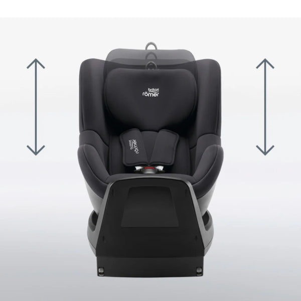 Britax Dualfix Plus Car Seat Birth to 4 Years - Midnight Grey - Dezine Kids