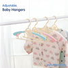 Hopop Adjustable Anti-Slip Hangers for Baby & Kids Clothes – Pack of 6 - Dezine Kids