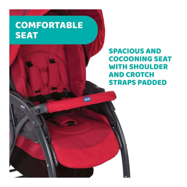 Simplicity Plus Stroller - Scarlet Red - Dezine Kids