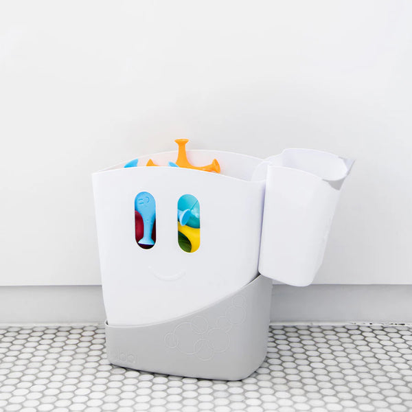 Ubbi Freestanding Bath Toy Organizer - Grey