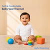 Hopop Baby 100% Cotton Soft & Warm Front Open Thermal Full Sleeves Vest