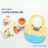 Hopop Easy Clean Crumb Catcher Silicone Bib - Dezine Kids