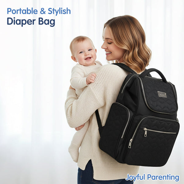 Hopop Portable & Stylish Baby Diaper Bag - Dezine Kids