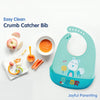 Hopop Easy Clean Crumb Food Catcher Silicone Bib - Dezine Kids