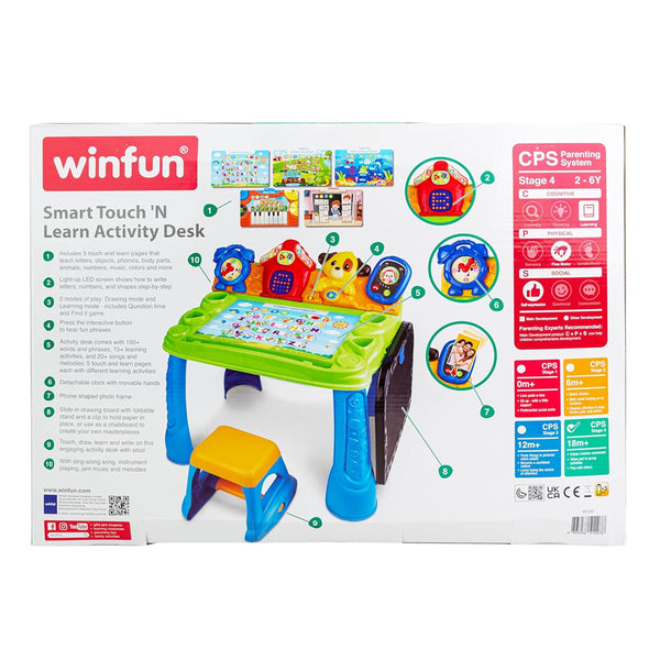 Winfun Smart Touch & Learn Activity DeskStool5 Touch Pages