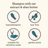 Aveeno Kids Curly Hair Shampoo With Oat Extract & Shea Butter - 354ml