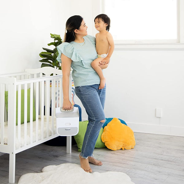 Ubbi Diaper Storage Caddy and Changing Mat - Grey