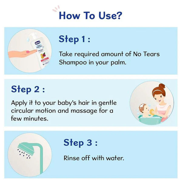 Chicco Baby Moments Shampoo for Tear Free Bath Times - 500ml