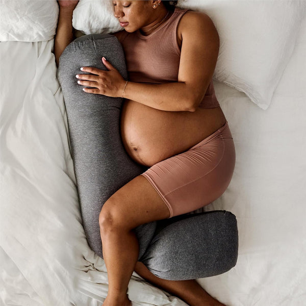 Frida Mom Adjustable Keep Cool Pregnancy Pillow Support for Belly Hips + Legs for Pregnant Women