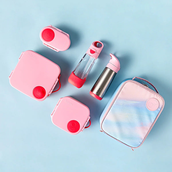 B.Box Snack Box - Flamingo Fizz Light Pink