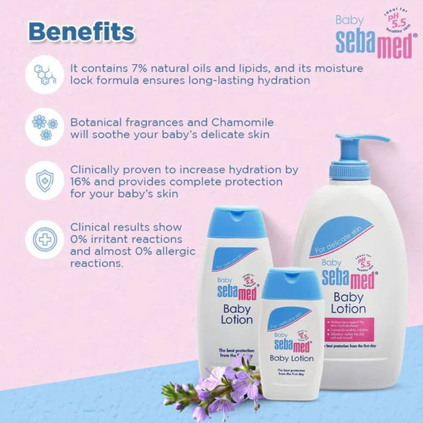 Sebamed Baby Lotion pH 5.5 with Chamomile & Allantoin - 400ml