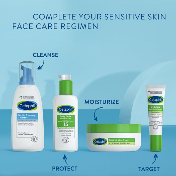 Cetaphil Foaming Face Wash, Gentle Foaming Cleanser For All Skin Types - 236 ml - Dezine Kids