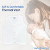 Hopop Soft & Warm Baby Front Open Thermal Sleeveless Vest
