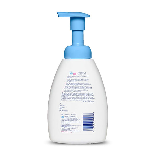 Sebamed Face & Body Foam Wash pH 5.5 Soap Free - 400ml