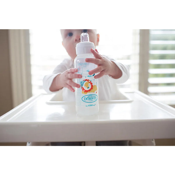 Dr.Browns Milestones Narrow Sippy Bottle (6m+) 8oz/250 ml - Lion - Dezine Kids