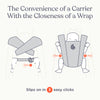 Ergobaby Embrace Knit Newborn Carrier - Blush Pink