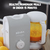 Beaba Babycook Express Multifunctional Baby Food Processor, Blender, Steamer, Sterilizer and Cooker - Velvet Grey