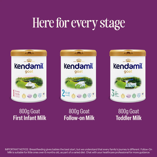 Kendamil Goat First Infant Milk Formula Stage 1, 0-6 Months 800g