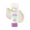 Aveeno Baby Continuous Protection Zinc Oxide Mineral Sunscreen Lotion For Sensitive Skin Spf 50 - 88ml