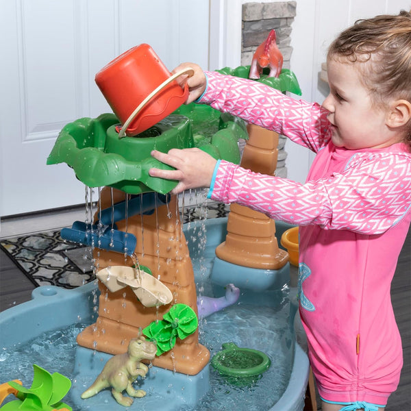 Step2 Dino Showers Toddler Water Table for Kids Ages 18 Months and Older