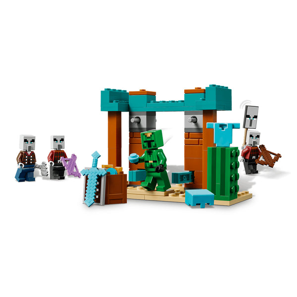 Lego Minecraft The Illager Desert Patrol Gaming Kit for Kids