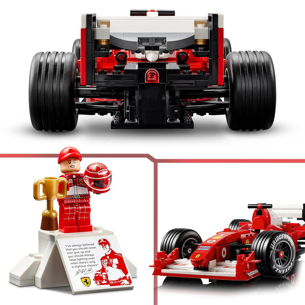 Lego Ferrari F2004 & Michael Schumacher, Model Car Kit - Dezine Kids