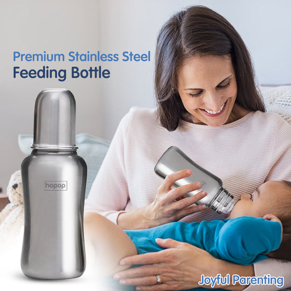 Hopop Baby Steel Feeding Bottle