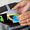 Skip Hop Grab & Go Silicone Pacifier Holder - Grey